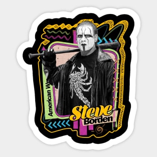 Steve Borden - Pro Wrestler Sticker